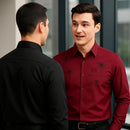 [Leve 5, Pague Só 3] Camisa Manga Longa Casual Iceshirt em Seda Gelo e Poliéster + Cinto, Carteira e Relógio de BRINDE